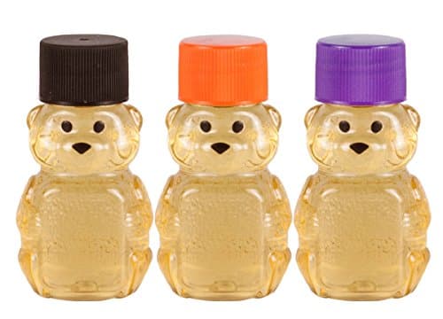 2-ounce RetroPak Plastic Panel Bear Halloween Variety 24-Pack (Black, Orange, and Purple)