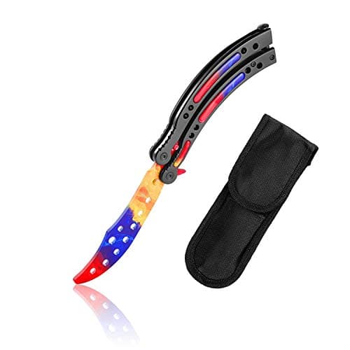 TitanFan Practice Butterfly Knife Butterfly Comb Tool, Unsharpened Blade