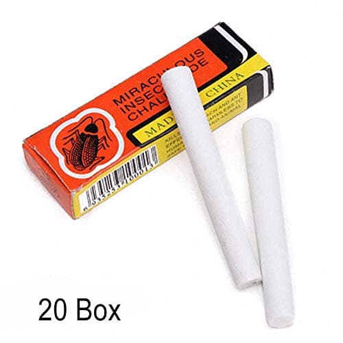Alftek 2/10/20Box Pest Control Magic Pen Chalk Cockroach Medicine Insecticide Killer Powder for Ants Lice