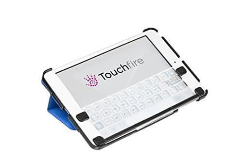 Touchfire Ultra-Protective Magnetic Case & 3-D Keyboard AND Storage Case AND Wall Mount - BUNDLE for iPad Mini (Blue)