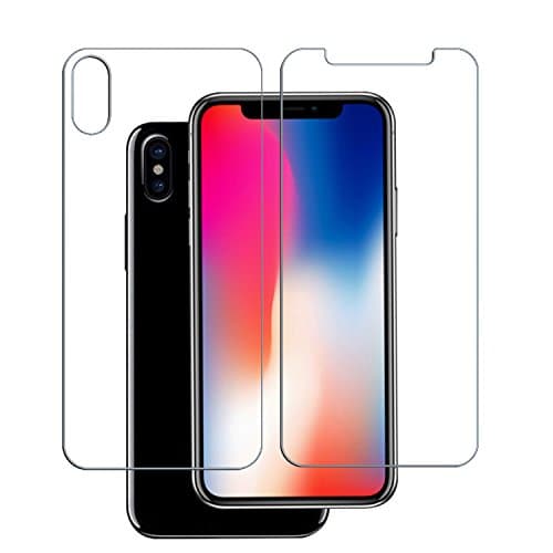 Coopsion iPhone X Screen Protector Glass (Front and Back) iPhone X Tempered Glass Screen Protector Front and Back for Apple iPhone X