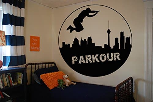 Wall Vinyl Sticker Decals Mural Room Design Pattern Art Decor Parkour Street Life City Sport Hobby mi936