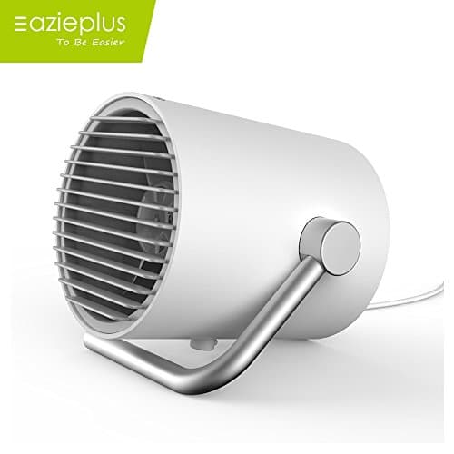 Eazieplus Mini Portable Fan,Small Personal USB Table Desk Fan,Touch Control For Home, Office, Outdoor Travel (White)
