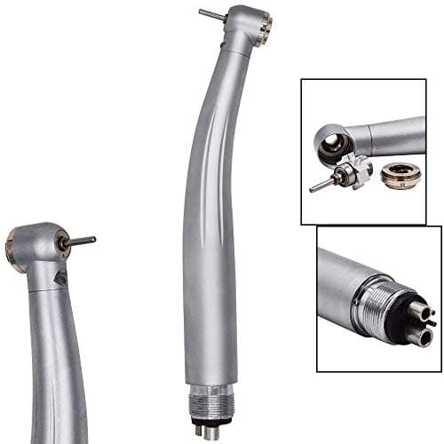 Max Style High Speed LED Light Teeth Polishing Kit 4 Holes, Push Button Chuck Triple Water Spray Hand Tools