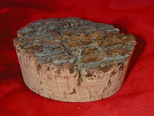 All Natural Bark Top Cork - Multiple Size Choice - 3 1/2"