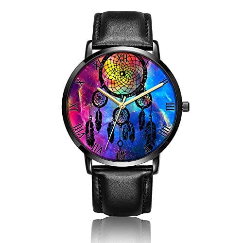 TobyFord Customized Wrist Watch, White Baseball Pattern Design Analog Quartz Wrist Watch for Women and Men, Durable Personalized PU Leather Wrist Watch Classic Fashion Watch for Couples and Lovers