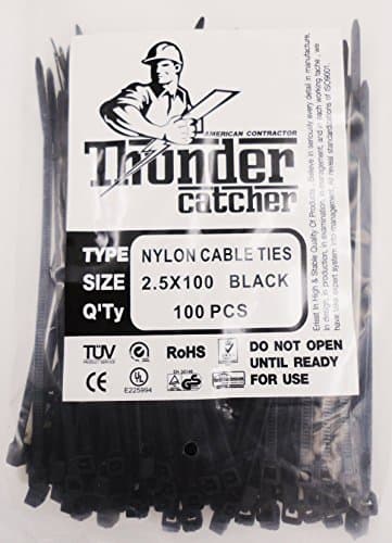 Nylon Cable Ties Self Locking 2.5mm X 4