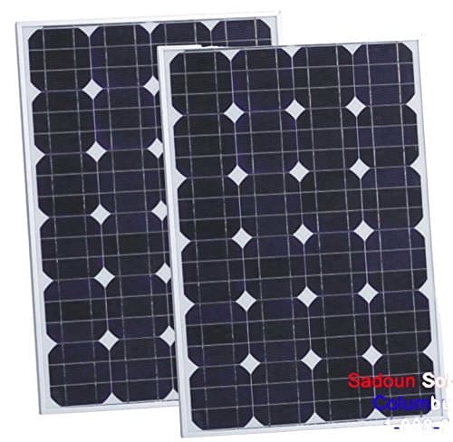 Solar Panel PV Off Grid RV Boat 2pcs 60W Watts 120W 12 Volt Mono Cells Charger
