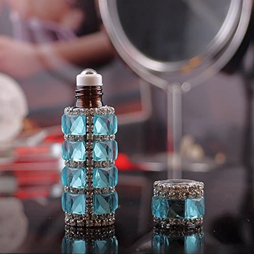 Portable mini refillable perfume bottle-Glass balls perfume atomizer,5Ml for woMen'S fragrances & Men'S colognes for travel parties business trip-L