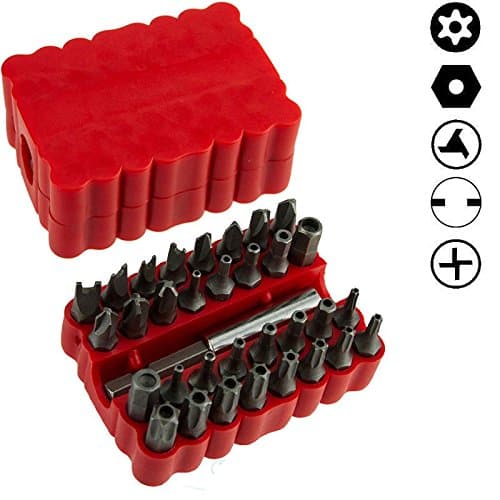 Spanner Tri Wing Screwdriv Magnetic Holder Bit Set 33pc For Installing In Electric Screwdriver Easy To Use And Carry