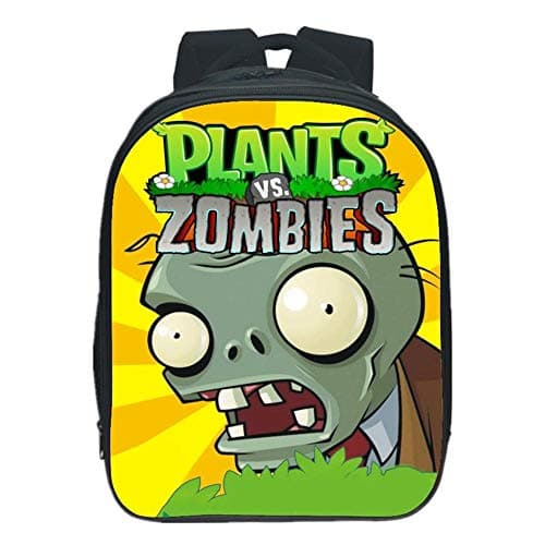 YWEIWEI Children's Backpack 3D Plant Vs. Zombies Junior Backpack For Boys And Girls School Bags 6-12 Year Old B
