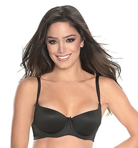 Push Up Bra - Underwire Bra, black, 34 B