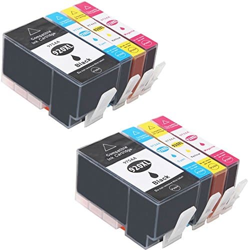 Wolfgray 8 Pack Replacement for HP 920 XL 920XL Ink Cartridges High Yield Compatible with HP Officejet 6500a 6500 7500a 7500 6000 7000 Printer (2 Black, 2 Cyan, 2 Magenta, 2 Yellow)
