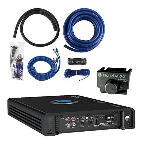 Planet Audio AC3000.1D 3000W Monoblock Class D Car Amplifier + 1/0 Gauge Amp Kit