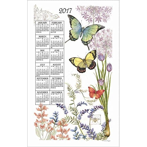 2017 Serendipity Linen Kitchen Towel Calendar