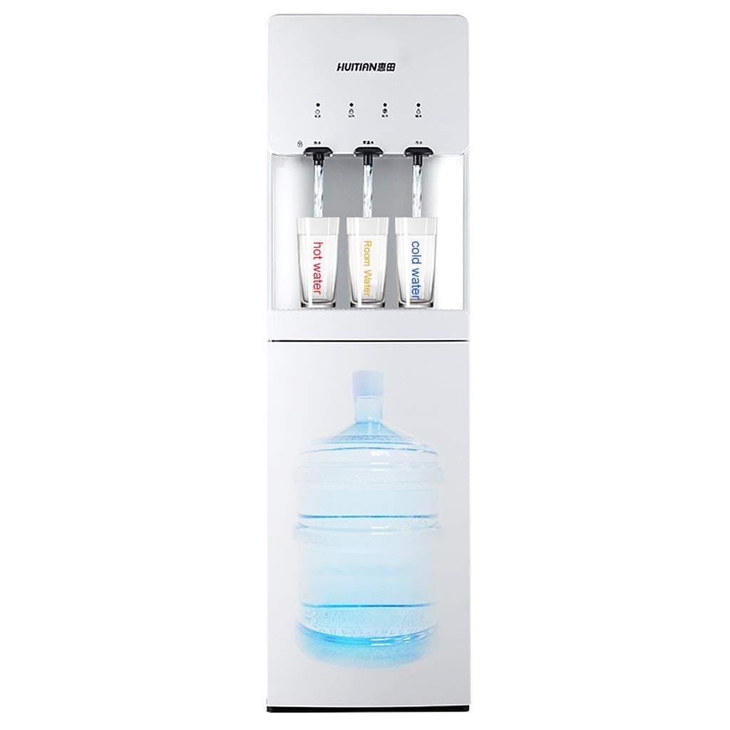 Bottom Loading Water Dispenser White, Hot & Cold & Room Water Dispensers, Freestanding Water Cooler Dispenser For Use With 3 & 5 Gallon Water Bottles LENG