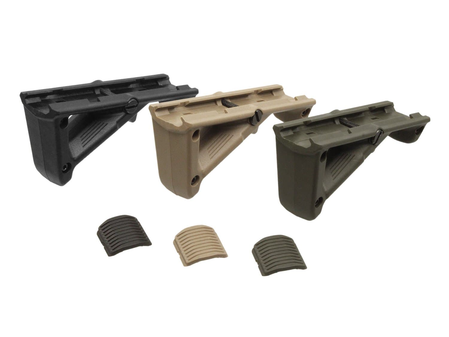 Cyma Angled Fore Grip/Foregrip Set - black/OD green/TAN - for Weaverrails (20-23mm)