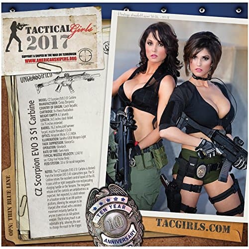 2017 TACTICAL GIRLS Wall Calendar