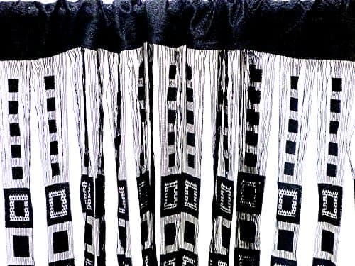 STRING CURTAINS BLINDS FLY SCREEN PATIO DOOR DIVIDER DOOR WINDOW FRINGE CURTAINS (Check Black)