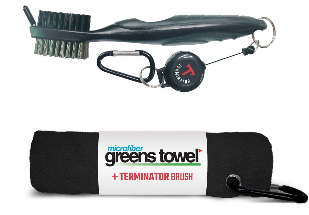 Greens Towel Plus Terminator Brush Black, Large