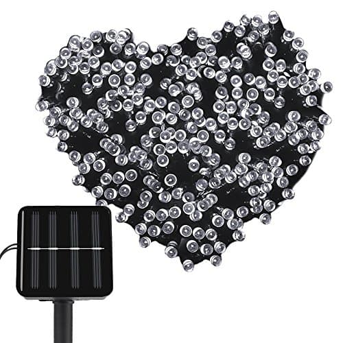 ELlight 8 Modes ,22m 72ft 200LED Fairy String Lights, Solar Powered Christmas Lights,Cool White, Waterproof, Holiday Patio,Party,Christmas Decor