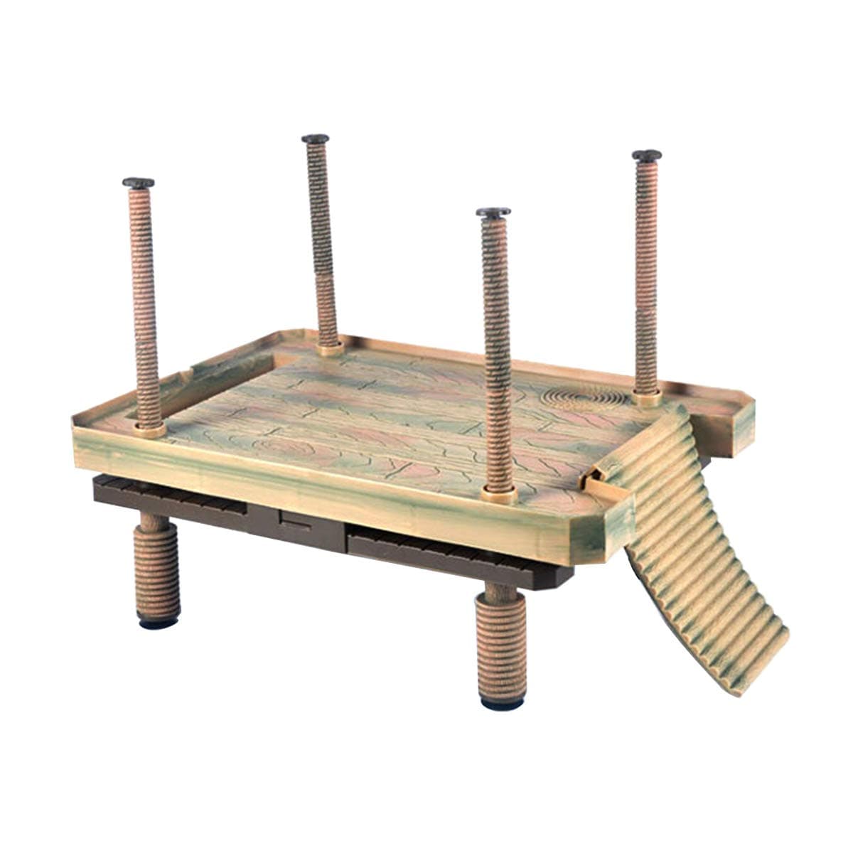 Evilandat Floating Turtle Pier Basking Platform Terrapin Dock Reptile Ramp Pet House