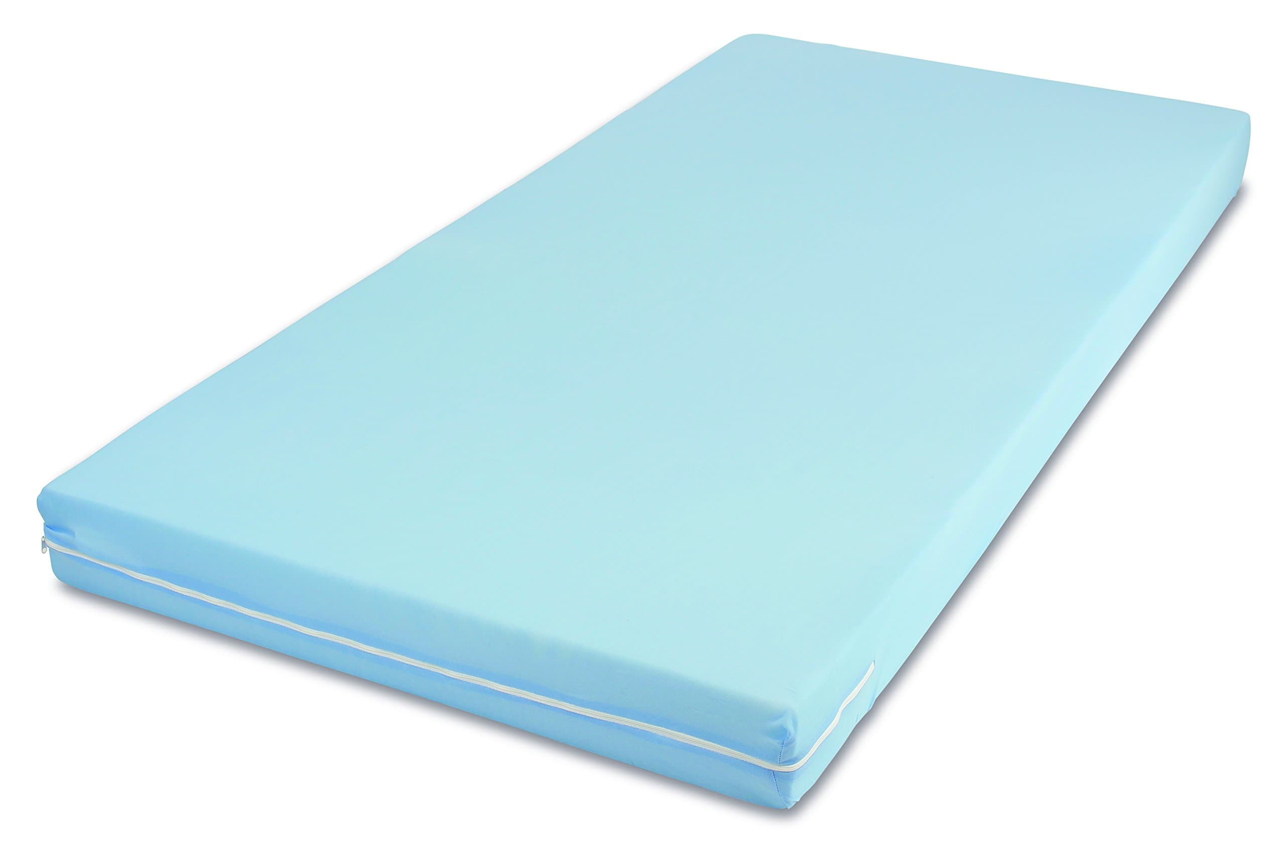 MSS Easy Active Mattress/Choice with 7 Zones, Polyester, blue, 90 x 200 cm