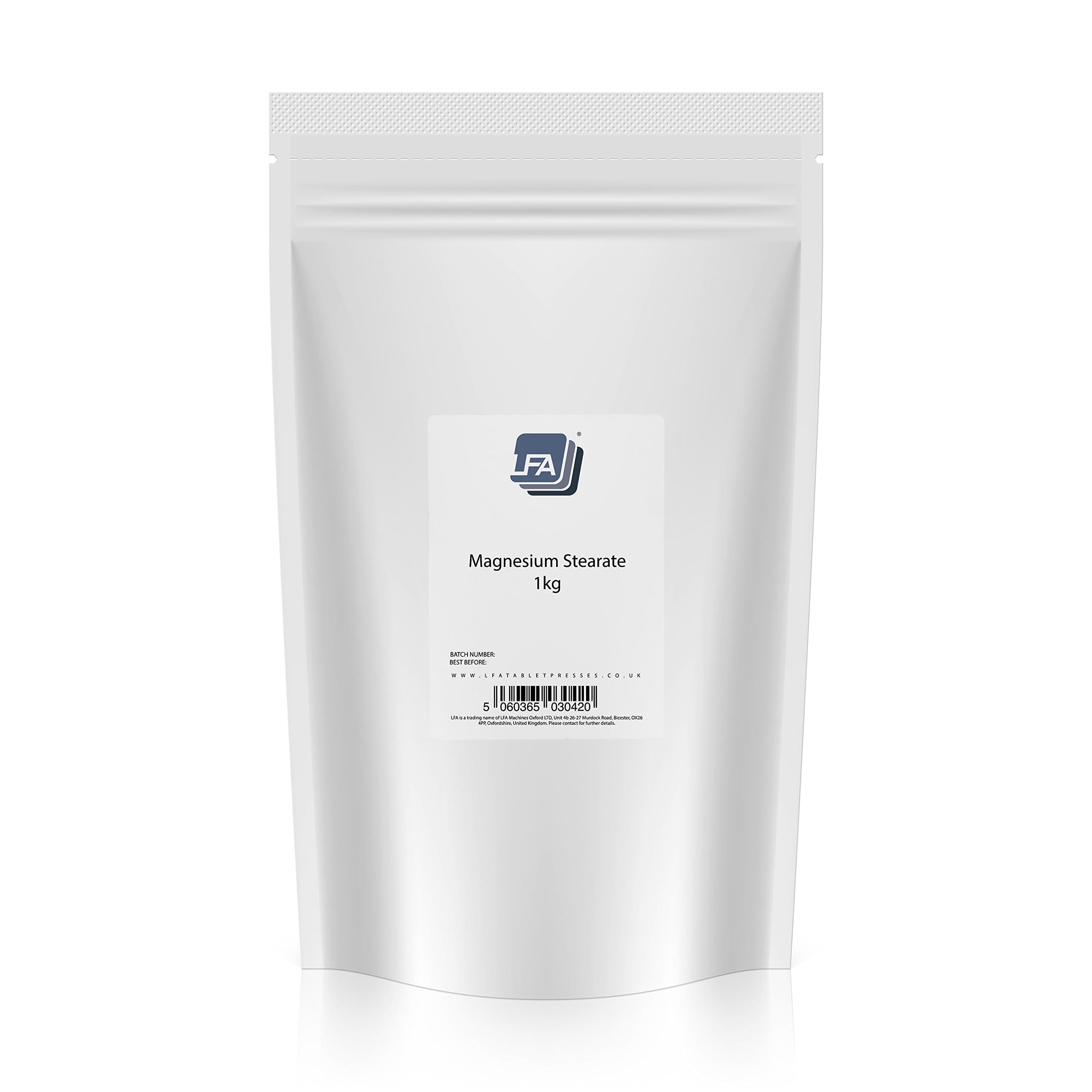 Magnesium Stearate | Excipient For Pill Press | Pharmaceutical Grade Binding Agent (10KG)