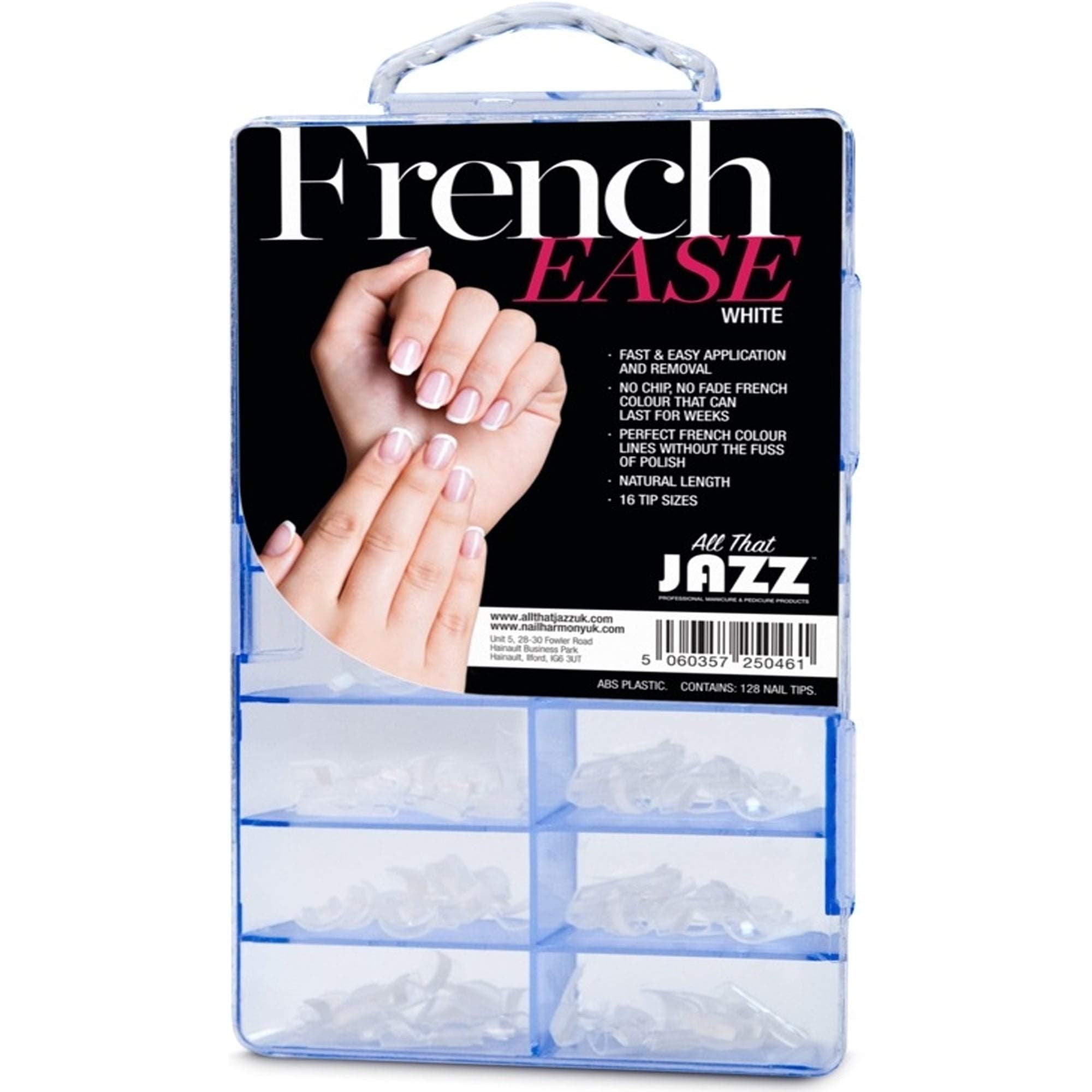 All That Jazz - French Ease False Nails - White