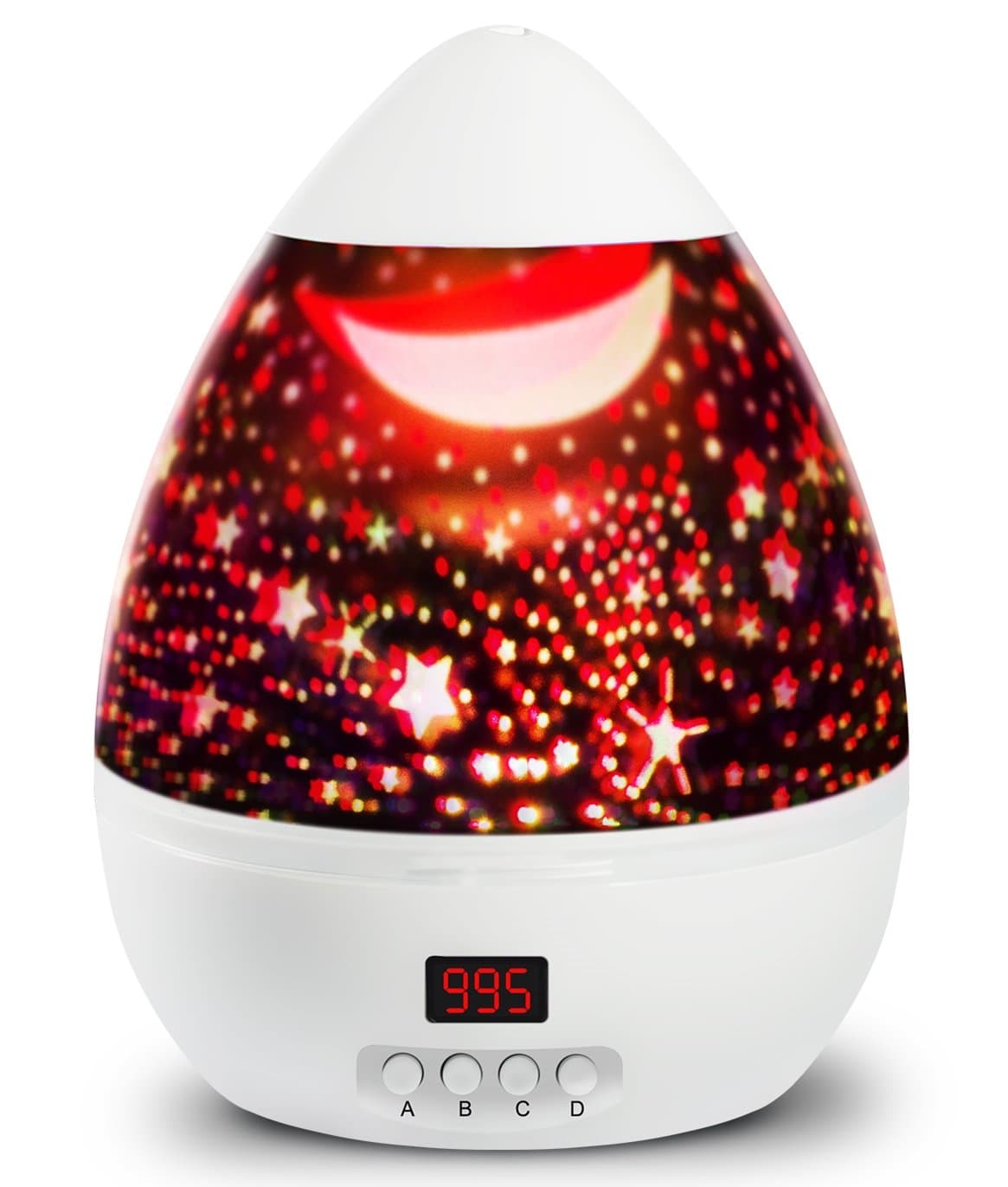 Night Lights for Kids, Star Projector with Timer and Rotation for Boys Girls Kids