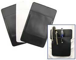 Black and White Vinyl Pocket Protectors PKG (3)