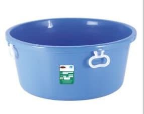 Actionware Large DEEP Catering High Grade 27"/ 100 litres Blue Large Circular Round Washing Up Bowl Basin Mixing Unbreakable!