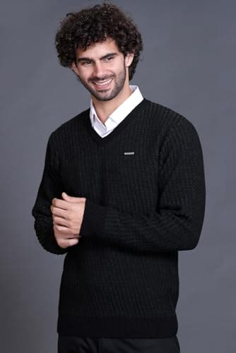 GODFREY V Neck Full Sleeve Sweater for Man Winter Pullover