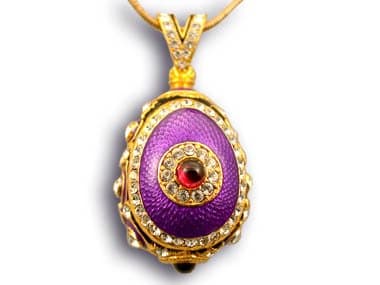 Faberge Style Pendant Egg