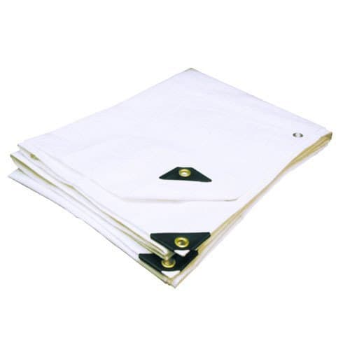 12'X24' EXTRA Heavy Duty White Tarp