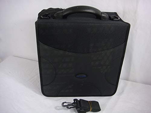 CD Care 520 CD/DVD Binder PU Leather Nylon Material Plus Bonus Carrying Strap Reinforced Handle (Frustration-Free Packaging) (Full Black)