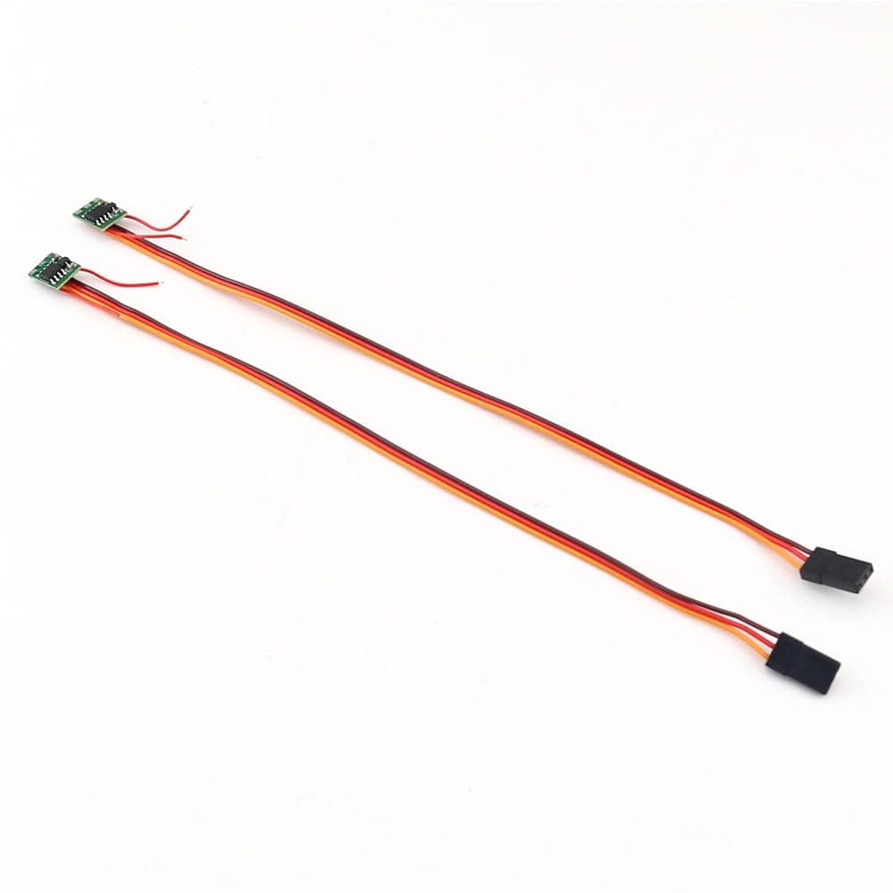2Pcs Micro 1A Mini ESC DIY Two-Way Forward and Reverse Brushed DC 5V JR Connector ESC for Mini RC Model Aircraft Drones