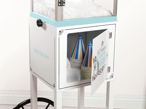 Nostalgia Shaved Ice Machine, Aqua