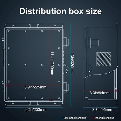 ABS Outdoor Electrical Box (H5)