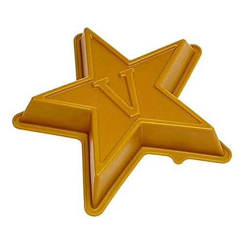 Vanderbilt VU Commodores Vandy 5-Point Star Cake Pan & Dessert Mold