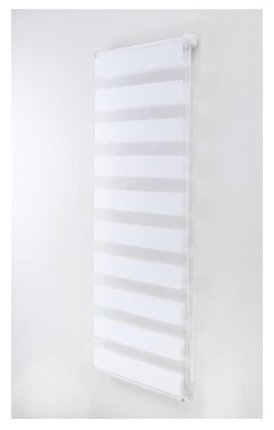 49cm x 165cm White Zebra/Vision Blinds