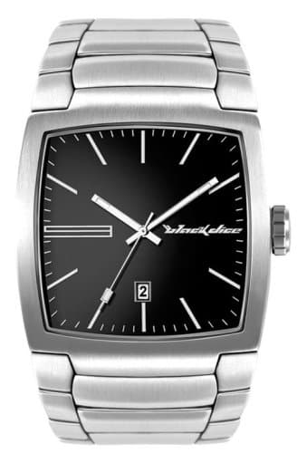 Flow Men's Watch in Silver with Black Dial
