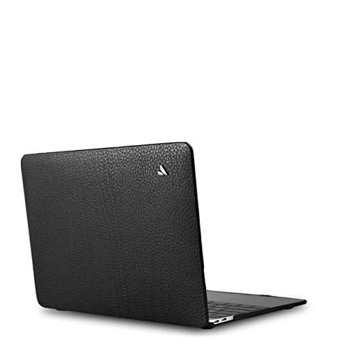 Vaja Cases MacBook Pro 13 Touch Suit Leather Case - Premium Natural Floater Leather - Floater Black