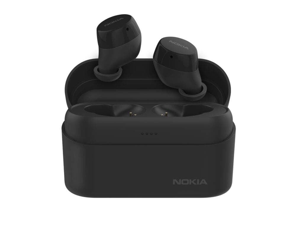 Nokia Power Earbuds (BH-605) – Wireless with Universal Bluetooth 5.0, IPX7 Waterproof, Touch Control and with up to 150-hours of Play – Black
