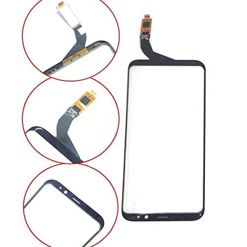 for Samsung Galaxy S8 Plus Front Cover Digitizer Glass Panel with Sensor Replacement (NO LCD Display),Black