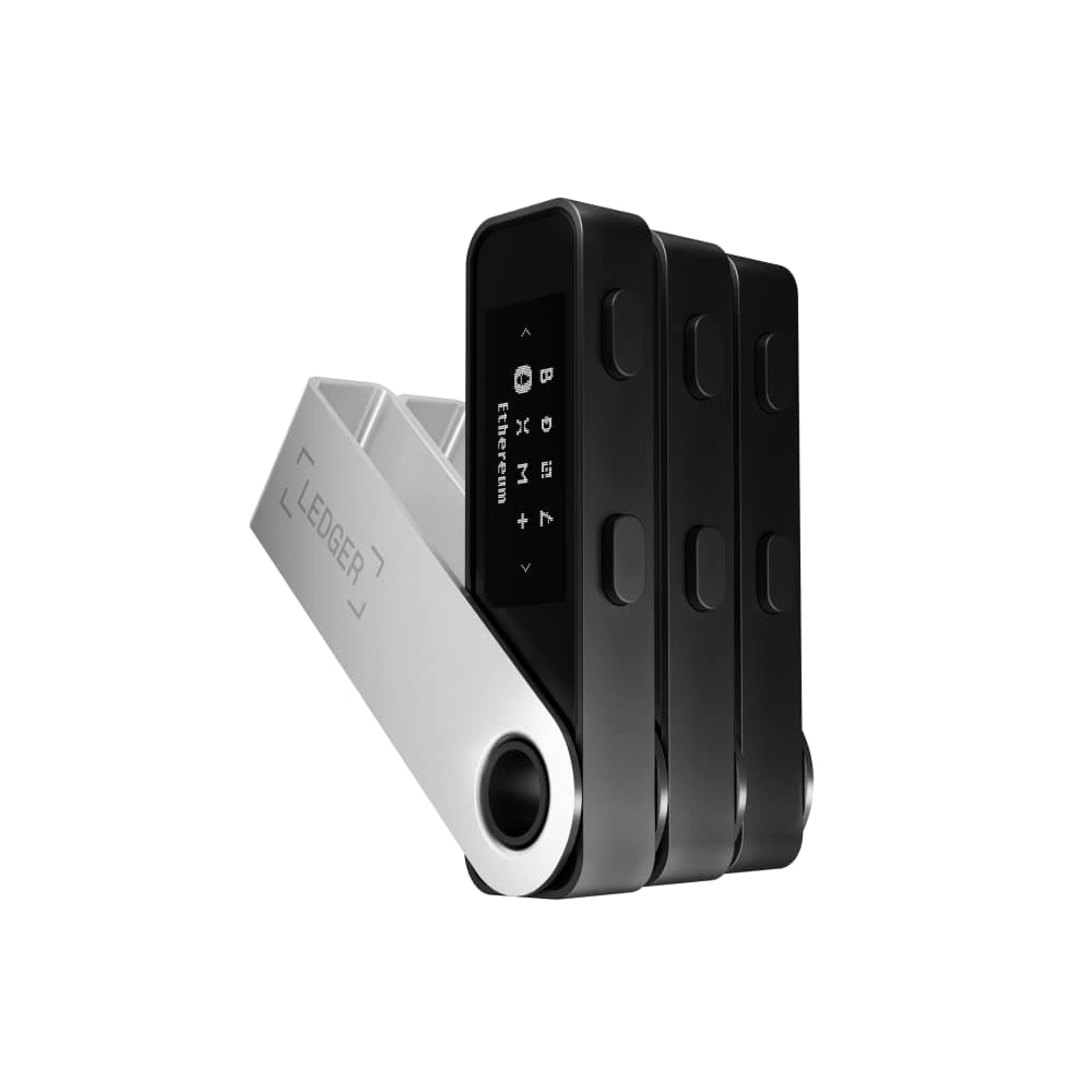 Nano S Plus 3 Pack - simple & secure crypto wallet signers - for Android or Desktop only