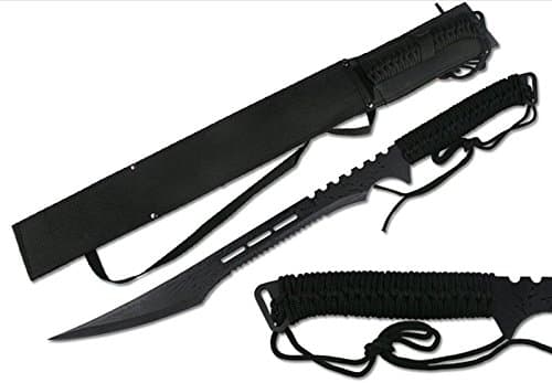27" Tactical machete.2.8mm .Blade 19 1/2" . Edge 17".
