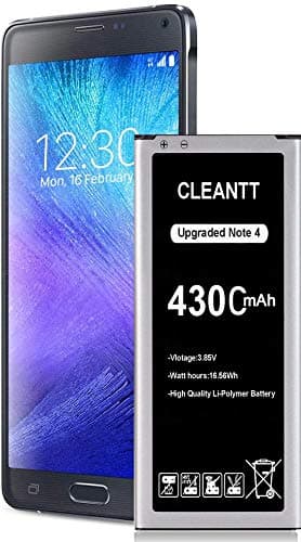 Galaxy Note 4 Battery,2023 Upgraded 4300mAh Li-Polymer Replacement Battery for Samsung Galaxy Note 4 N910, N910U 4G LTE, N910V(Verizon), N910T(T-Mobile), N910A(AT&T), N910P(Sprint)