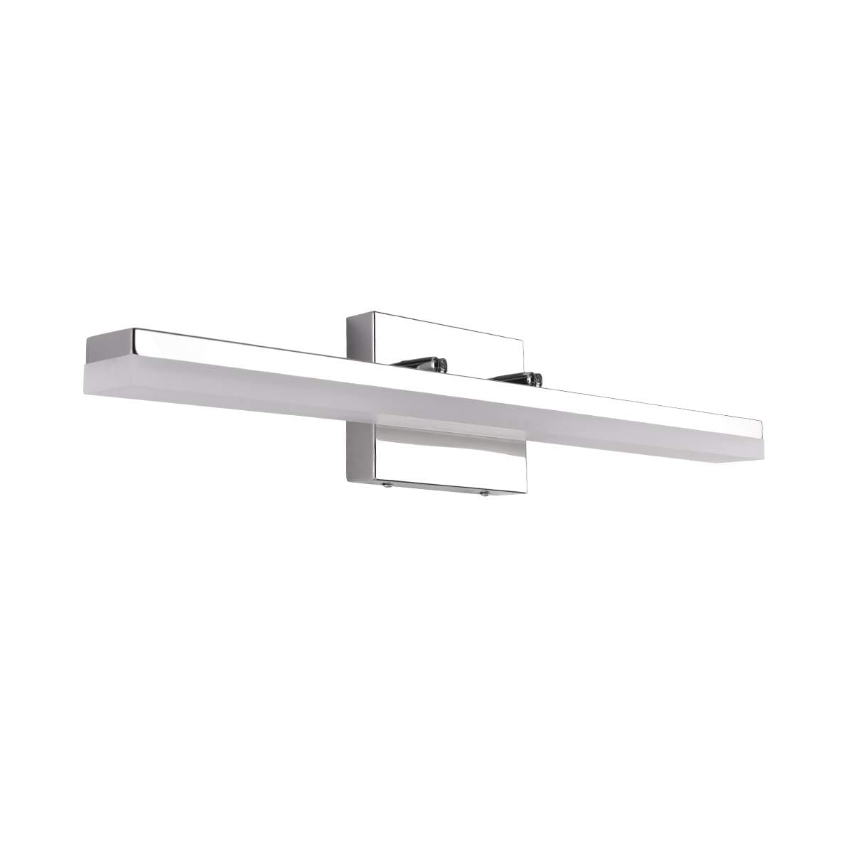mirrea 24in Modern LED Vanity Light for Bathroom Lighting Dimmable 24w Chromed (Cold White 5000K)