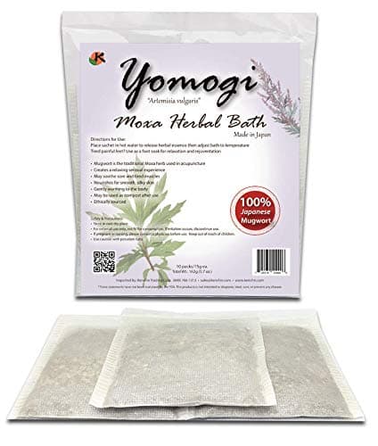 Yomogi (Mugwort) Herbal Moxa Bath 10-Pack
